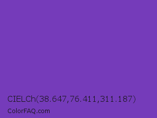 CIELCh 38.647,76.411,311.187 Color Image