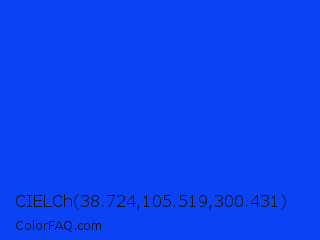 CIELCh 38.724,105.519,300.431 Color Image