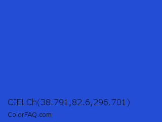 CIELCh 38.791,82.6,296.701 Color Image