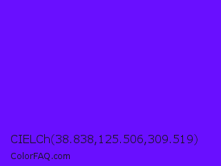 CIELCh 38.838,125.506,309.519 Color Image