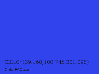 CIELCh 39.168,100.745,301.098 Color Image