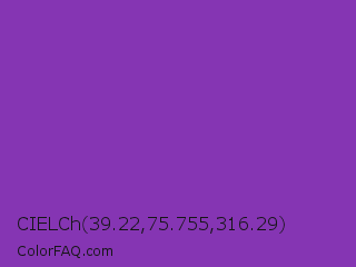 CIELCh 39.22,75.755,316.29 Color Image