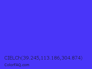 CIELCh 39.245,113.186,304.874 Color Image