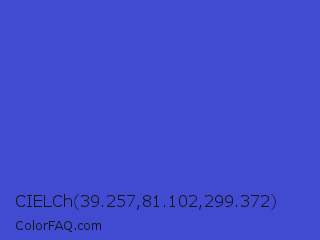 CIELCh 39.257,81.102,299.372 Color Image
