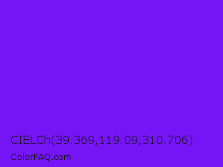 CIELCh 39.369,119.09,310.706 Color Image