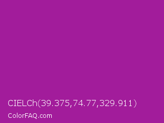 CIELCh 39.375,74.77,329.911 Color Image