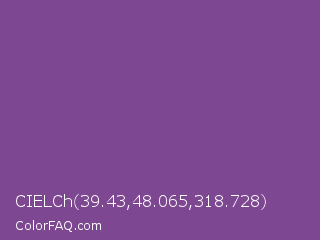 CIELCh 39.43,48.065,318.728 Color Image