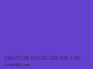 CIELCh 39.619,82.329,306.119 Color Image