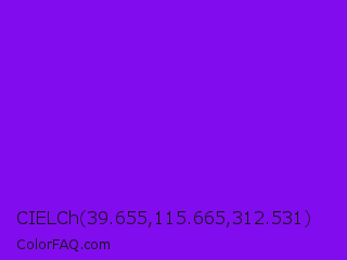 CIELCh 39.655,115.665,312.531 Color Image