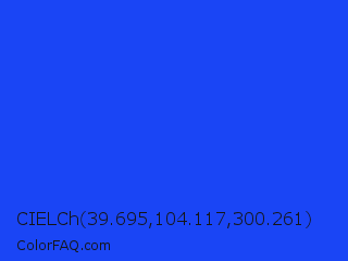 CIELCh 39.695,104.117,300.261 Color Image