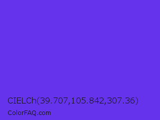 CIELCh 39.707,105.842,307.36 Color Image