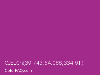 CIELCh 39.743,64.088,334.91 Color Image