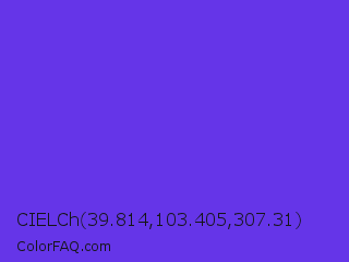 CIELCh 39.814,103.405,307.31 Color Image