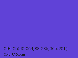 CIELCh 40.064,88.286,305.201 Color Image