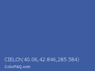 CIELCh 40.06,42.846,285.584 Color Image