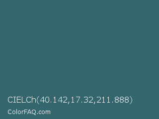 CIELCh 40.142,17.32,211.888 Color Image