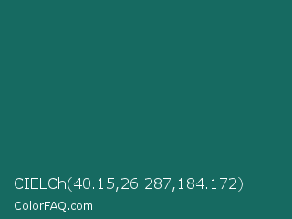 CIELCh 40.15,26.287,184.172 Color Image