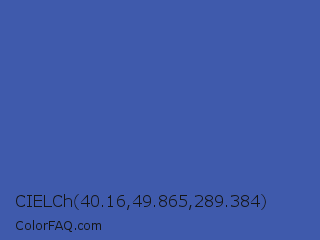 CIELCh 40.16,49.865,289.384 Color Image