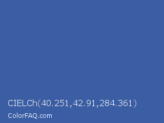 CIELCh 40.251,42.91,284.361 Color Image