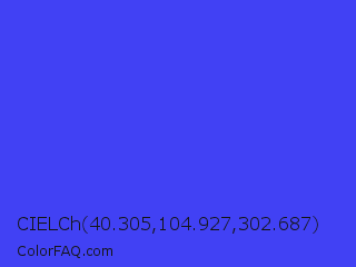 CIELCh 40.305,104.927,302.687 Color Image