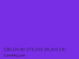 CIELCh 40.373,103.39,310.19 Color Image
