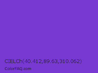 CIELCh 40.412,89.63,310.062 Color Image