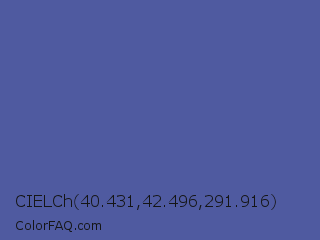 CIELCh 40.431,42.496,291.916 Color Image