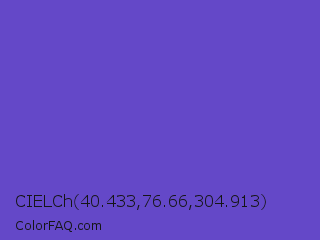 CIELCh 40.433,76.66,304.913 Color Image