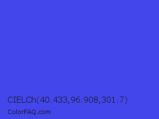 CIELCh 40.433,96.908,301.7 Color Image