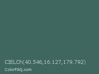 CIELCh 40.546,16.127,179.792 Color Image