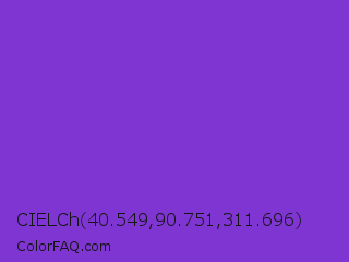 CIELCh 40.549,90.751,311.696 Color Image