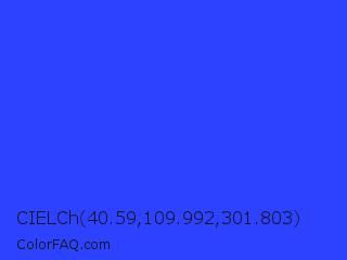 CIELCh 40.59,109.992,301.803 Color Image