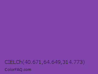 CIELCh 40.671,64.649,314.773 Color Image