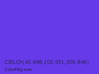 CIELCh 40.698,100.951,306.846 Color Image