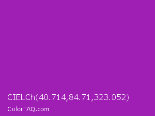 CIELCh 40.714,84.71,323.052 Color Image