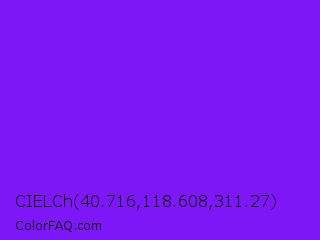 CIELCh 40.716,118.608,311.27 Color Image