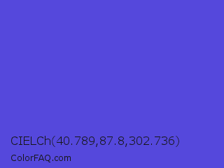 CIELCh 40.789,87.8,302.736 Color Image