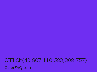 CIELCh 40.807,110.583,308.757 Color Image