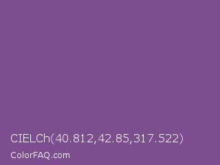 CIELCh 40.812,42.85,317.522 Color Image