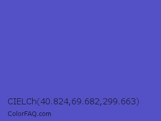 CIELCh 40.824,69.682,299.663 Color Image