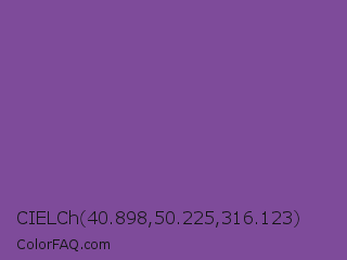 CIELCh 40.898,50.225,316.123 Color Image