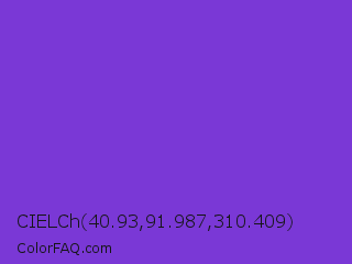 CIELCh 40.93,91.987,310.409 Color Image