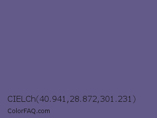 CIELCh 40.941,28.872,301.231 Color Image