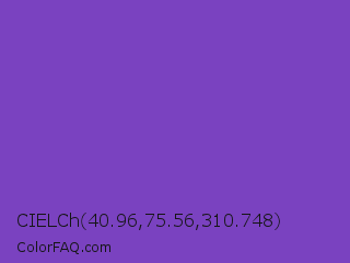CIELCh 40.96,75.56,310.748 Color Image
