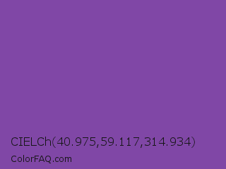 CIELCh 40.975,59.117,314.934 Color Image