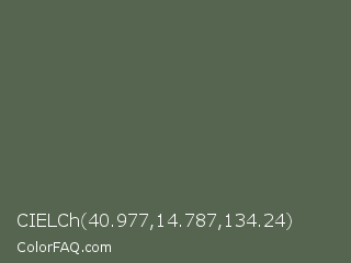 CIELCh 40.977,14.787,134.24 Color Image