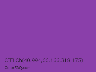 CIELCh 40.994,66.166,318.175 Color Image