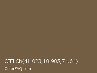 CIELCh 41.023,18.985,74.64 Color Image