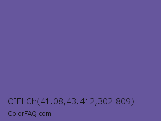CIELCh 41.08,43.412,302.809 Color Image