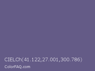 CIELCh 41.122,27.001,300.786 Color Image